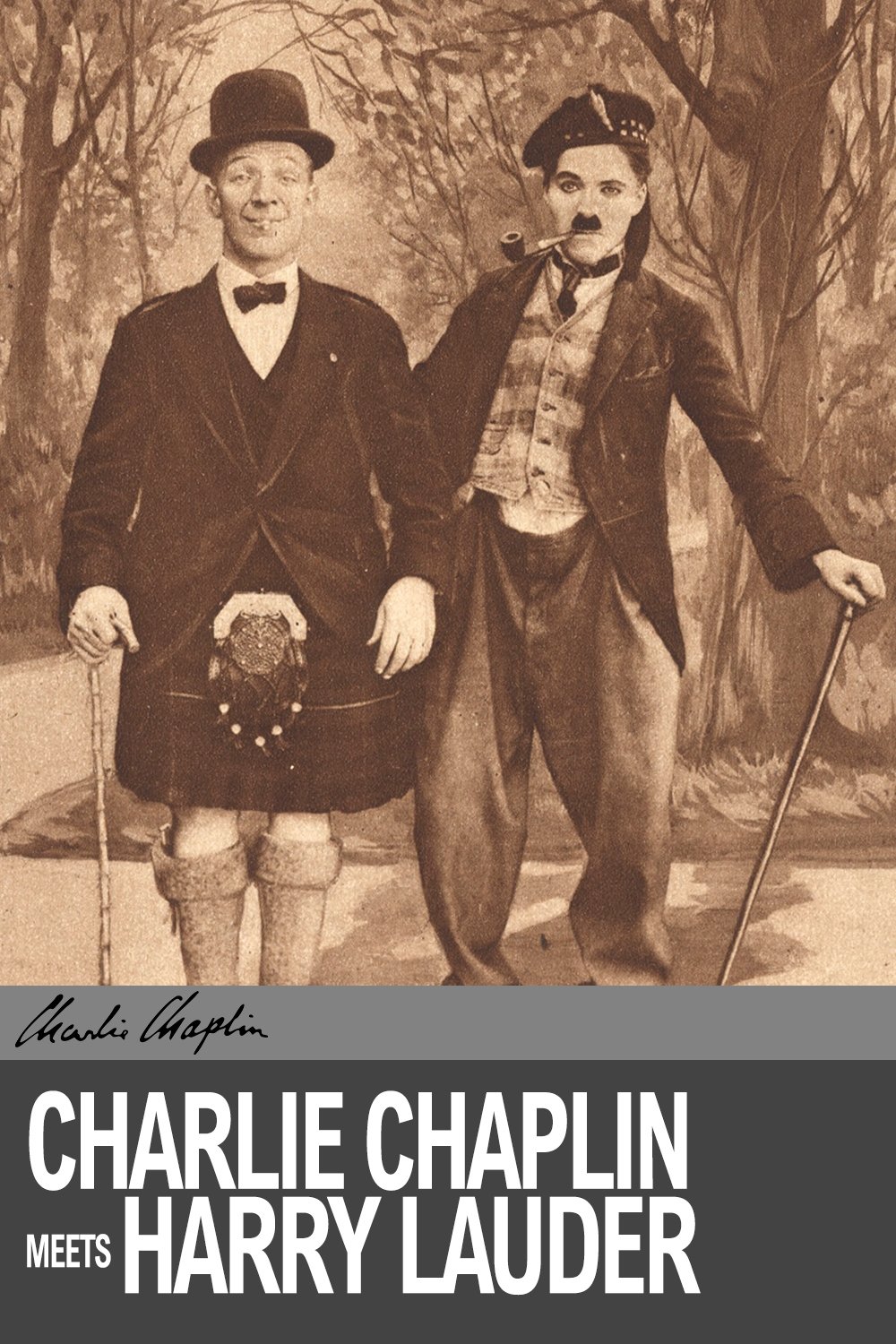 Постер Charlie Chaplin Meets Harry Lauder